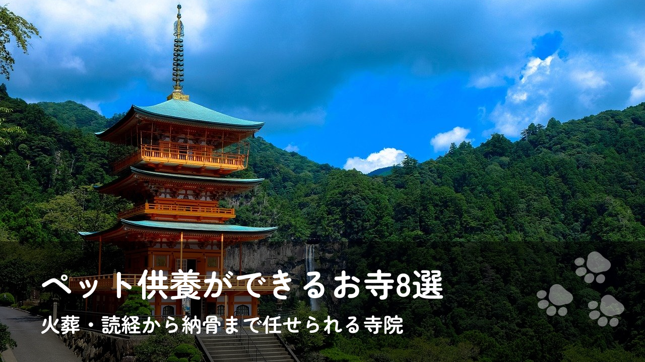 ペット供養・火葬ができるお寺8選｜読経から納骨まで任せられる寺院